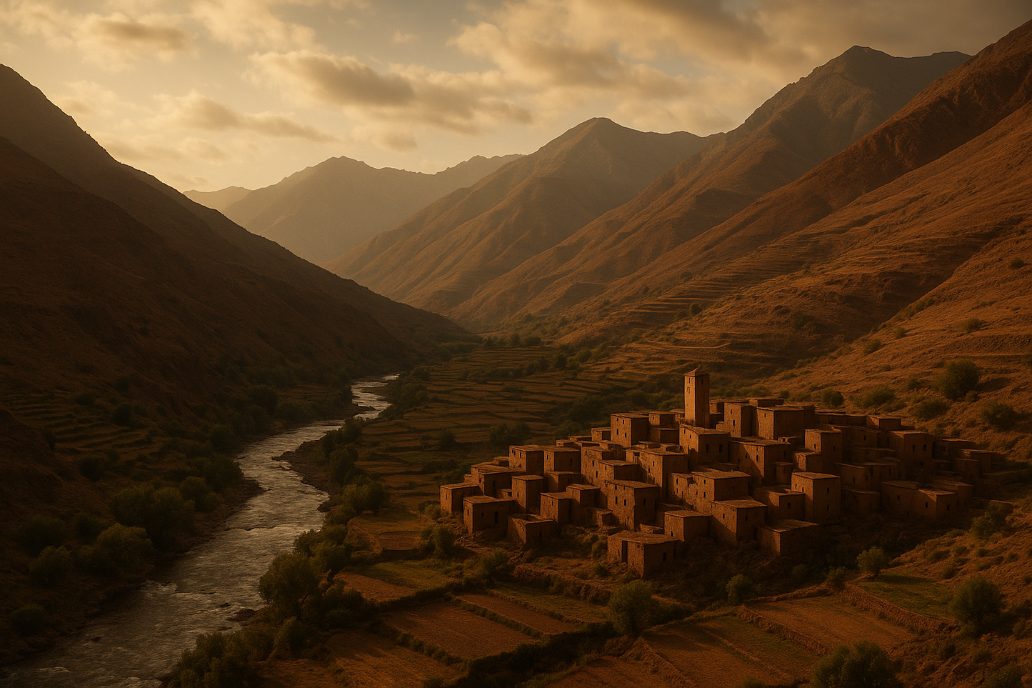 Rural Morocco - Zaouiat Ahnasal Landscape